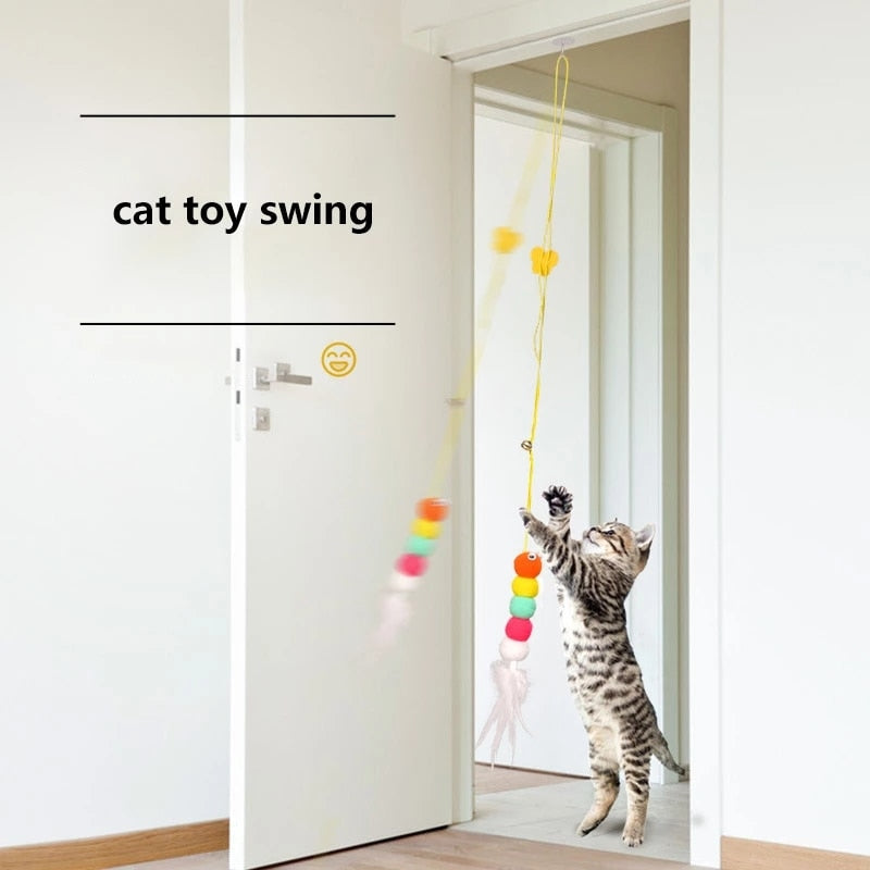 Brinquedo Interativo Elástico - Pesca-Gato