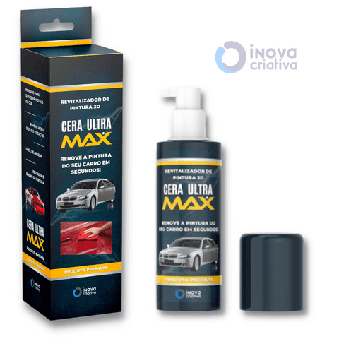 Cera para dar brilho na pintura do carro - Cera Ultra Max para revitalizar a pintura do carro ou moto