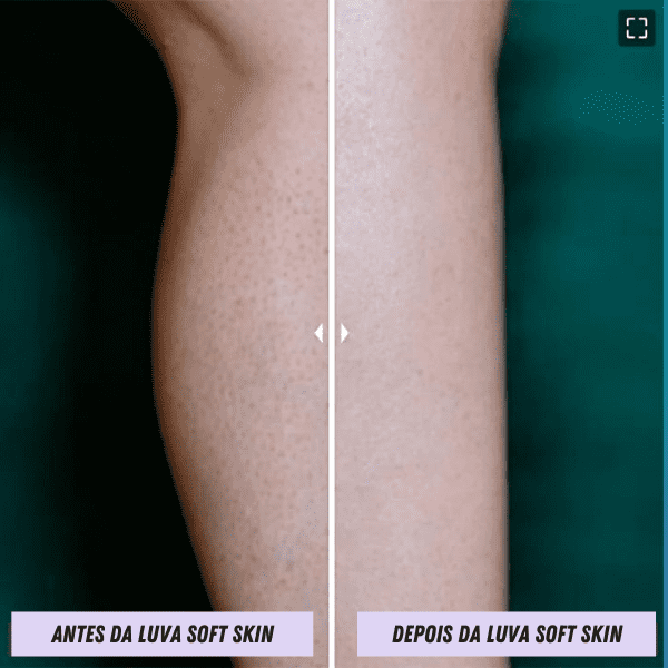 luva esfoliante para pele e corpo - luva soft skin 