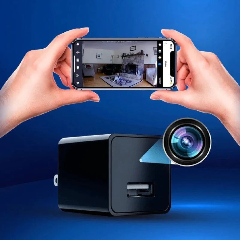 Carregador c/ Câmera Espiã HD - Torne seus ambientes mais seguros!